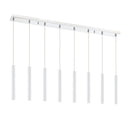 Z-Lite 12" High Forest 8 Light Linear Chandelier image 19