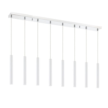 Z-Lite 12" High Forest 8 Light Linear Chandelier image 19