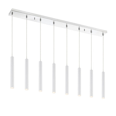 Z-Lite 12" High Forest 8 Light Linear Chandelier image 3