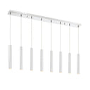 Z-Lite 12" High Forest 8 Light Linear Chandelier image 5