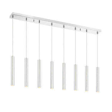 Z-Lite 12" High Forest 8 Light Linear Chandelier image 5