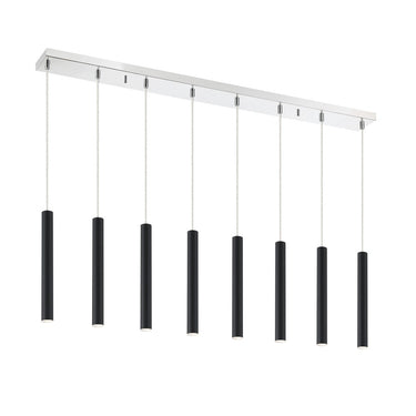 Z-Lite 12" High Forest 8 Light Linear Chandelier image 6