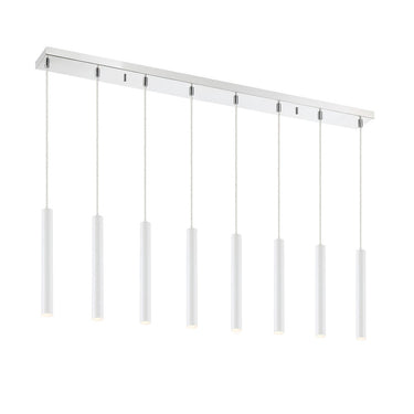 Z-Lite 12" High Forest 8 Light Linear Chandelier image 7