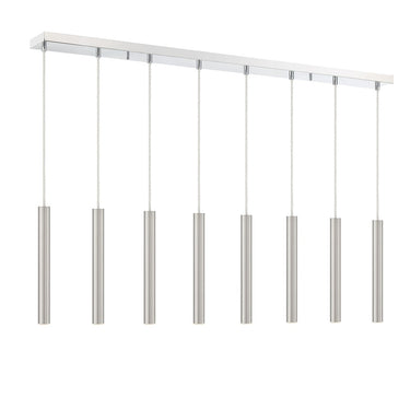 Z-Lite 12" High Forest 8 Light Linear Chandelier image 8