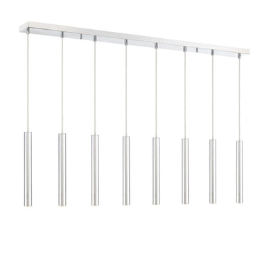 Z-Lite 12" High Forest 8 Light Linear Chandelier image 9