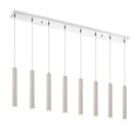 Z-Lite 12" High Forest 8 Light Linear Chandelier image