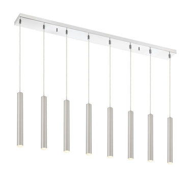 Z-Lite 12" High Forest 8 Light Linear Chandelier image