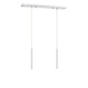 Z-Lite 12" High Forest Chrome 2 Light Linear Chandelier image 11