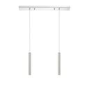 Z-Lite 12" High Forest Chrome 2 Light Linear Chandelier image 12
