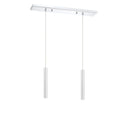 Z-Lite 12" High Forest Chrome 2 Light Linear Chandelier image 17