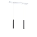 Z-Lite 12" High Forest Chrome 2 Light Linear Chandelier image 18