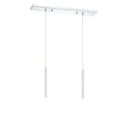 Z-Lite 12" High Forest Chrome 2 Light Linear Chandelier image 19