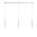 Z-Lite 12" High Forest Chrome 3 Light Linear Chandelier image 13