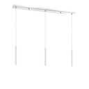 Z-Lite 12" High Forest Chrome 3 Light Linear Chandelier image 19