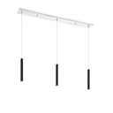 Z-Lite 12" High Forest Chrome 3 Light Linear Chandelier image 2