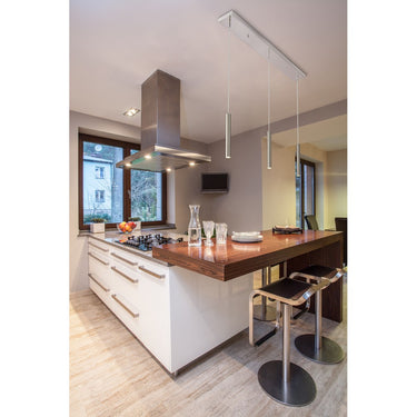 Z-Lite 12" High Forest Chrome 3 Light Linear Chandelier image 20