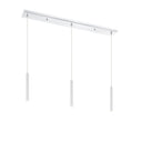 Z-Lite 12" High Forest Chrome 3 Light Linear Chandelier image 3