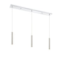 Z-Lite 12" High Forest Chrome 3 Light Linear Chandelier image
