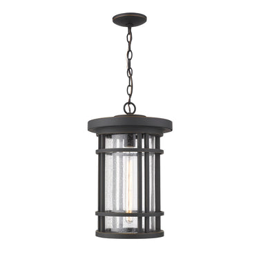 Z-Lite 12" Jordan 1 Light Outdoor Chain Mount Ceiling Fixture image 1