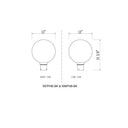 Z-Lite 12" Laurent 1 Light Outdoor Post Mount Fixture image 10