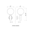 Z-Lite 12" Laurent 1 Light Outdoor Wall image 14