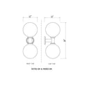 Z-Lite 12" Laurent 2 Light Outdoor Wall image 14
