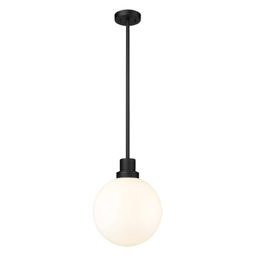 Z-Lite 12" Laurent Glass 1 Light Outdoor Pendant image 2