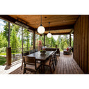 Z-Lite 12" Laurent Glass 1 Light Outdoor Pendant image 6