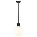 Z-Lite 12" Laurent Glass 1 Light Outdoor Pendant image