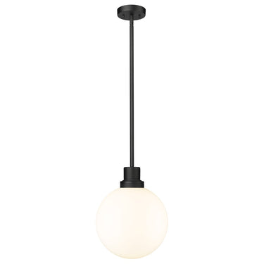 Z-Lite 12" Laurent Glass 1 Light Outdoor Pendant image
