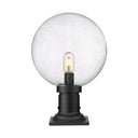 Z-Lite 12" Laurent Glass 1 Light Outdoor Pier Mounted Fixture image 3