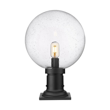 Z-Lite 12" Laurent Glass 1 Light Outdoor Pier Mounted Fixture image 3