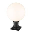 Z-Lite 12" Laurent Glass 1 Light Outdoor Pier Mounted Fixture image 4