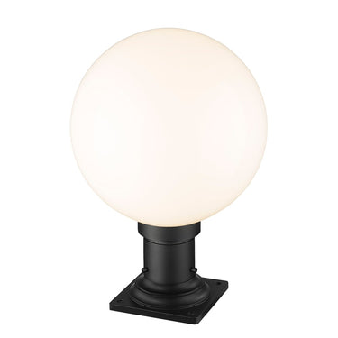 Z-Lite 12" Laurent Glass 1 Light Outdoor Pier Mounted Fixture image 4