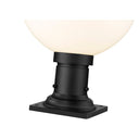 Z-Lite 12" Laurent Glass 1 Light Outdoor Pier Mounted Fixture image 6