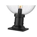 Z-Lite 12" Laurent Glass 1 Light Outdoor Pier Mounted Fixture image 7