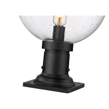 Z-Lite 12" Laurent Glass 1 Light Outdoor Pier Mounted Fixture image 7