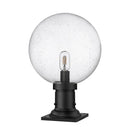 Z-Lite 12" Laurent Glass 1 Light Outdoor Pier Mounted Fixture image 9