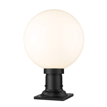 Z-Lite 12" Laurent Glass 1 Light Outdoor Pier Mounted Fixture image