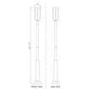Z-Lite 12" Leland 1 Light Outdoor Post Mounted Fixture image 7