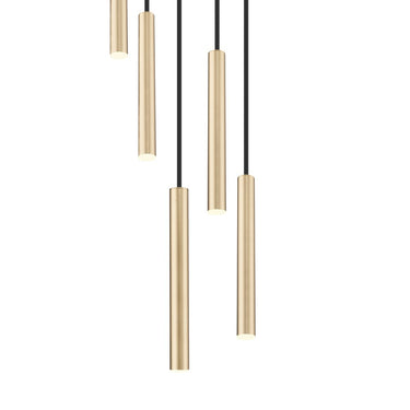Z-Lite 12" Long Forest 5 Light Chandelier image 11