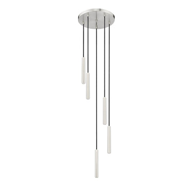 Z-Lite 12" Long Forest 5 Light Chandelier image 12