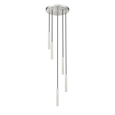 Z-Lite 12" Long Forest 5 Light Chandelier image 3