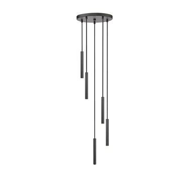 Z-Lite 12" Long Forest 5 Light Chandelier image 7