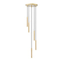 Z-Lite 12" Long Forest 5 Light Chandelier image 8
