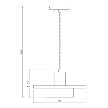 Z-Lite 12" Ludo 1 Light Pendant image 21