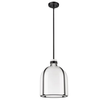 Z-Lite 12" Pearson White Opal 1 Light Pendant image 17