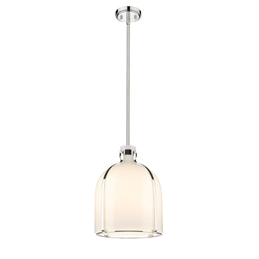 Z-Lite 12" Pearson White Opal 1 Light Pendant image 2