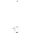 Z-Lite 12" Pearson White Opal 1 Light Pendant image 28