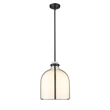 Z-Lite 12" Pearson White Opal 1 Light Pendant image 5